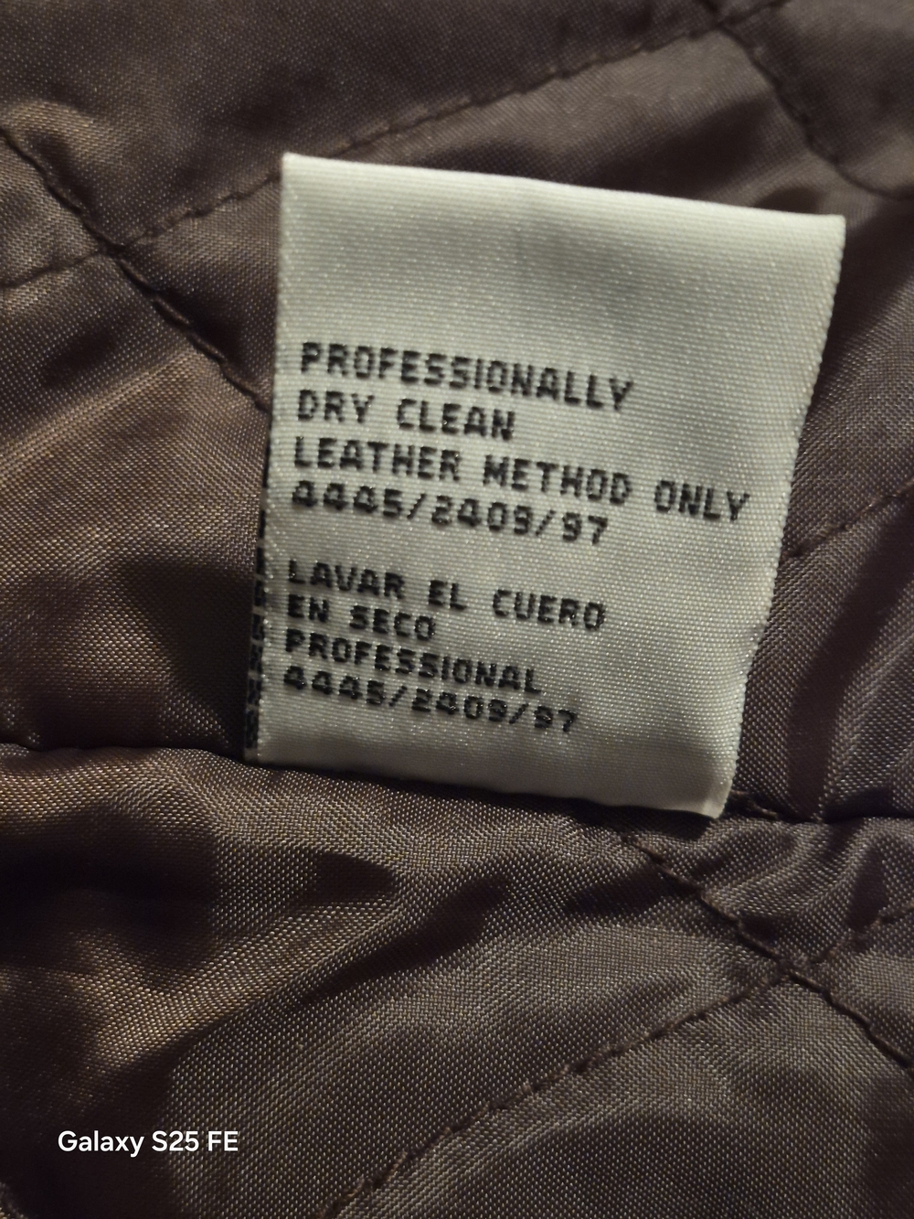 Kathy Ireland Chocolate Brown Genuine Leather Winter Coat XL - Picture 8 of 8